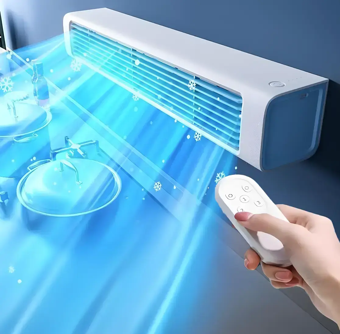 BreezaMax compact air cooler for hot days
